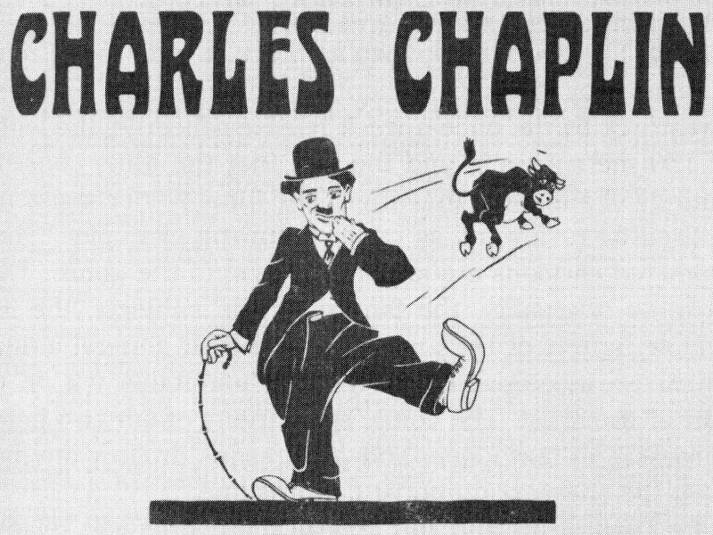 アニメチャップリン広告